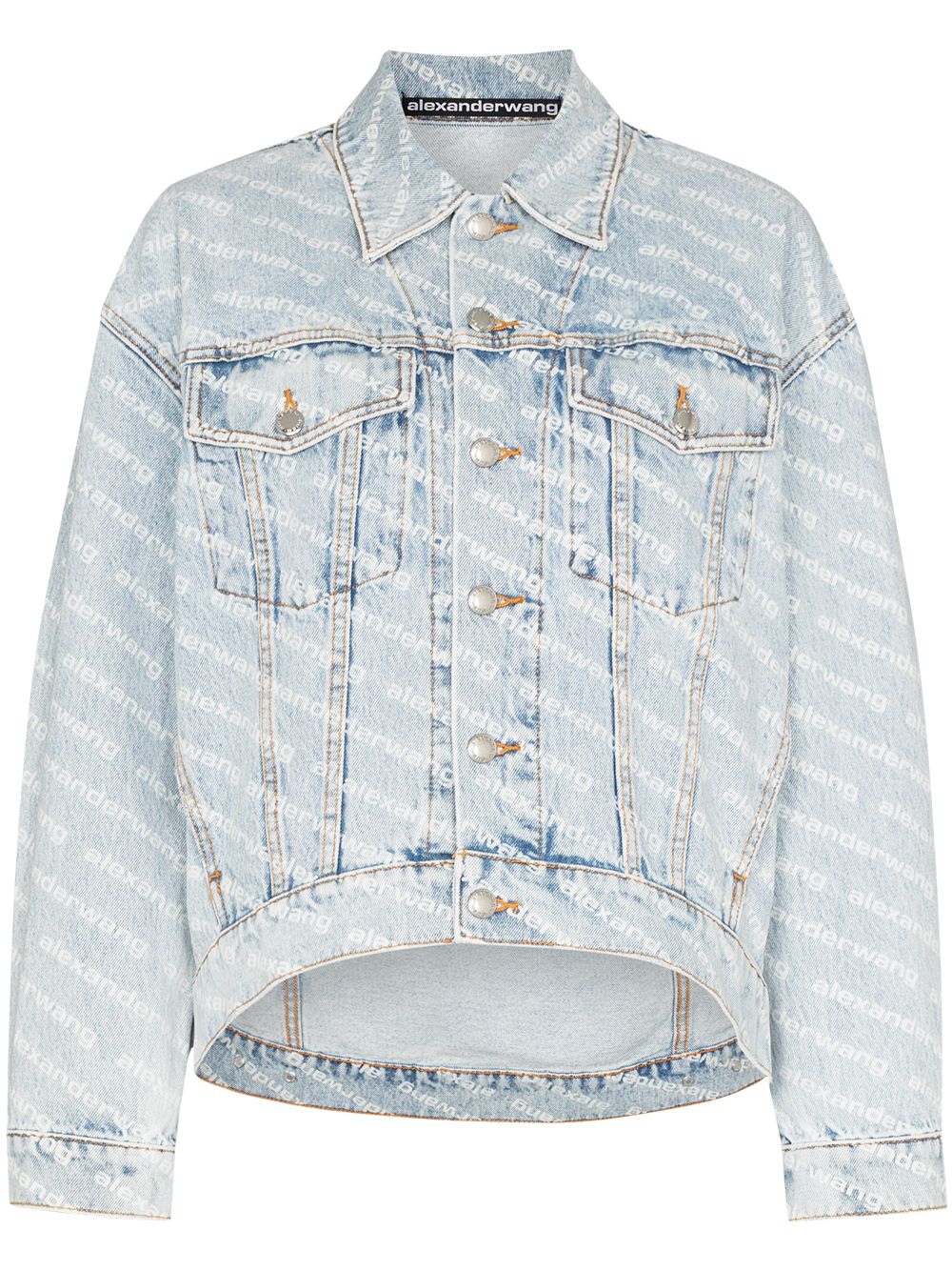 Blue Falling Back denim jacket - women